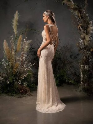 Halo Wedding Dress by Naama Navipur