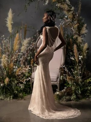 Halo Wedding Dress by Naama Navipur