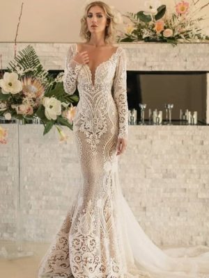 Orchid Wedding Dress by Naama Navipur