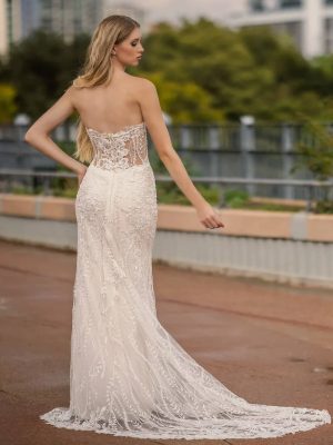 lavender Wedding Dress by Naama Navipur