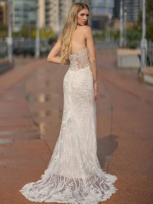 lavender Wedding Dress by Naama Navipur