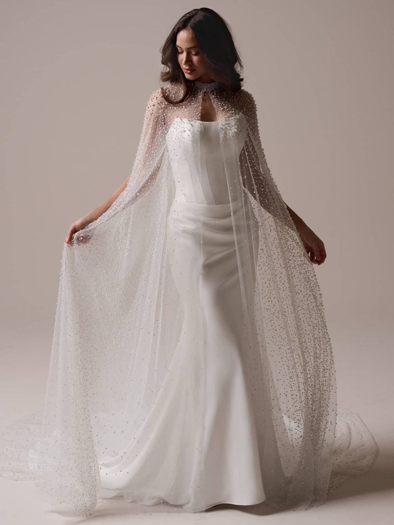 Sheath wedding dress