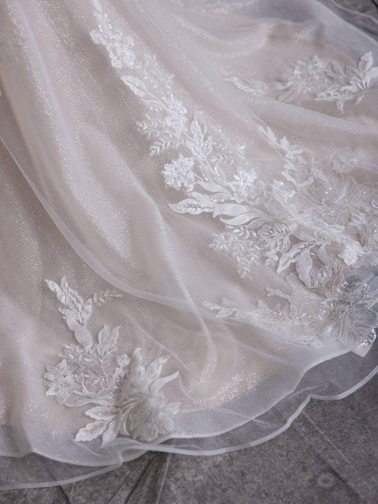 Sottero and Midgley Dove Fit and Flare Elegant wedding dresses for brides