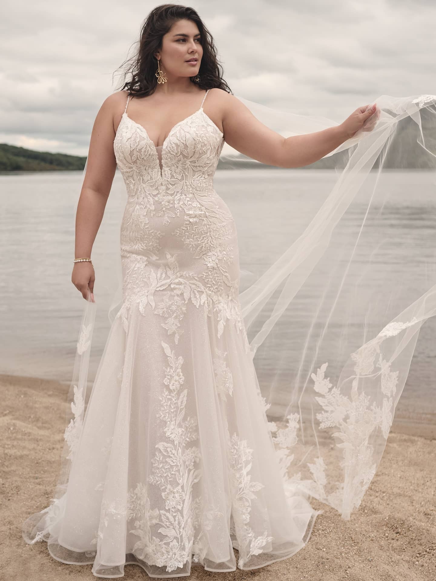 Sottero and Midgley Dove Fit and Flare Wedding Dress Wedding dress shop San Diego