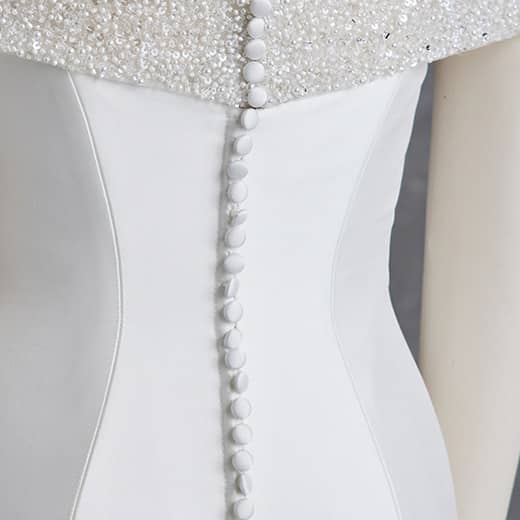 Sottero and Midgley Fabienne Fit and Flare Wedding Dress Closure