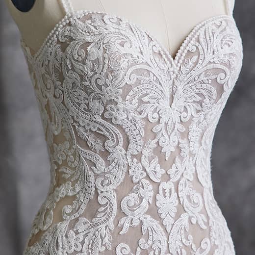 Sottero and Midgley Newport Sheath Wedding Dress FrontBodice