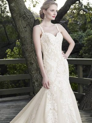Casablanca Sage Fit and Flare Bridal boutique San Diego