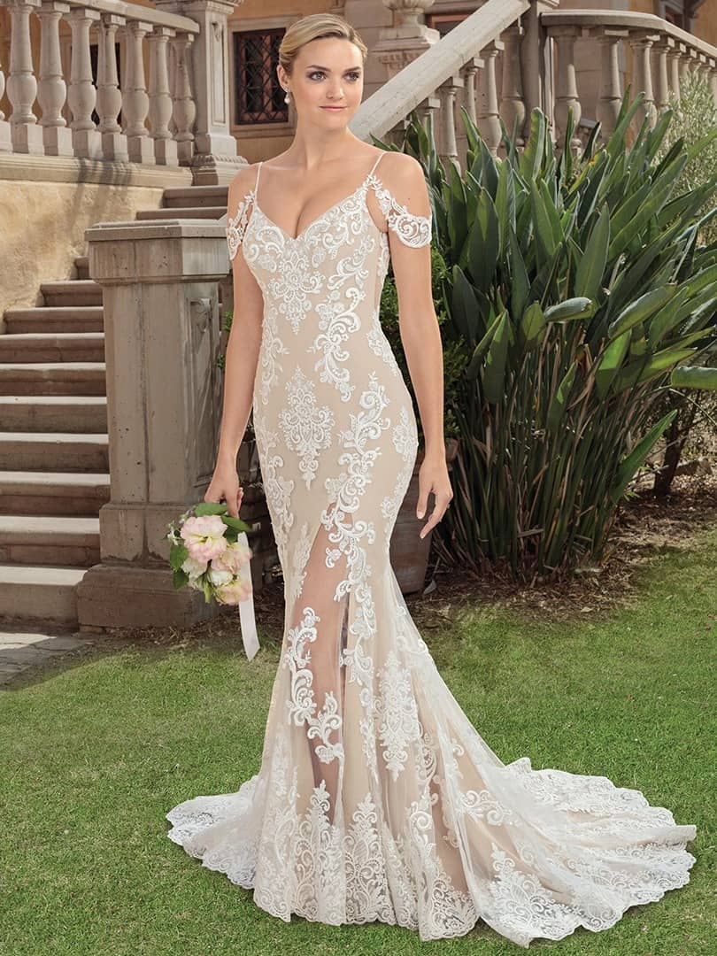 Casablanca Zola Fit and Flare Affordable bridal gowns online