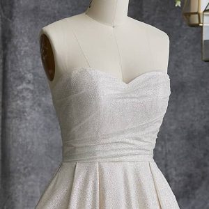Maggie Sottero Anniston Ball Gown Wedding Dress FrontBodice