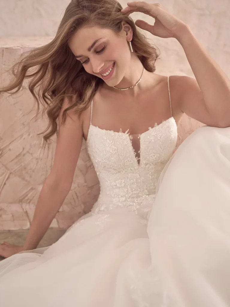 Elegant fitted wedding gowns