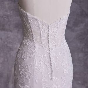 Maggie Sottero Danielle Mermaid Wedding Dress Closure