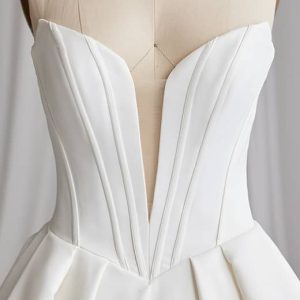 Maggie Sottero Derrick Ball Gown Wedding Dress FrontBodice