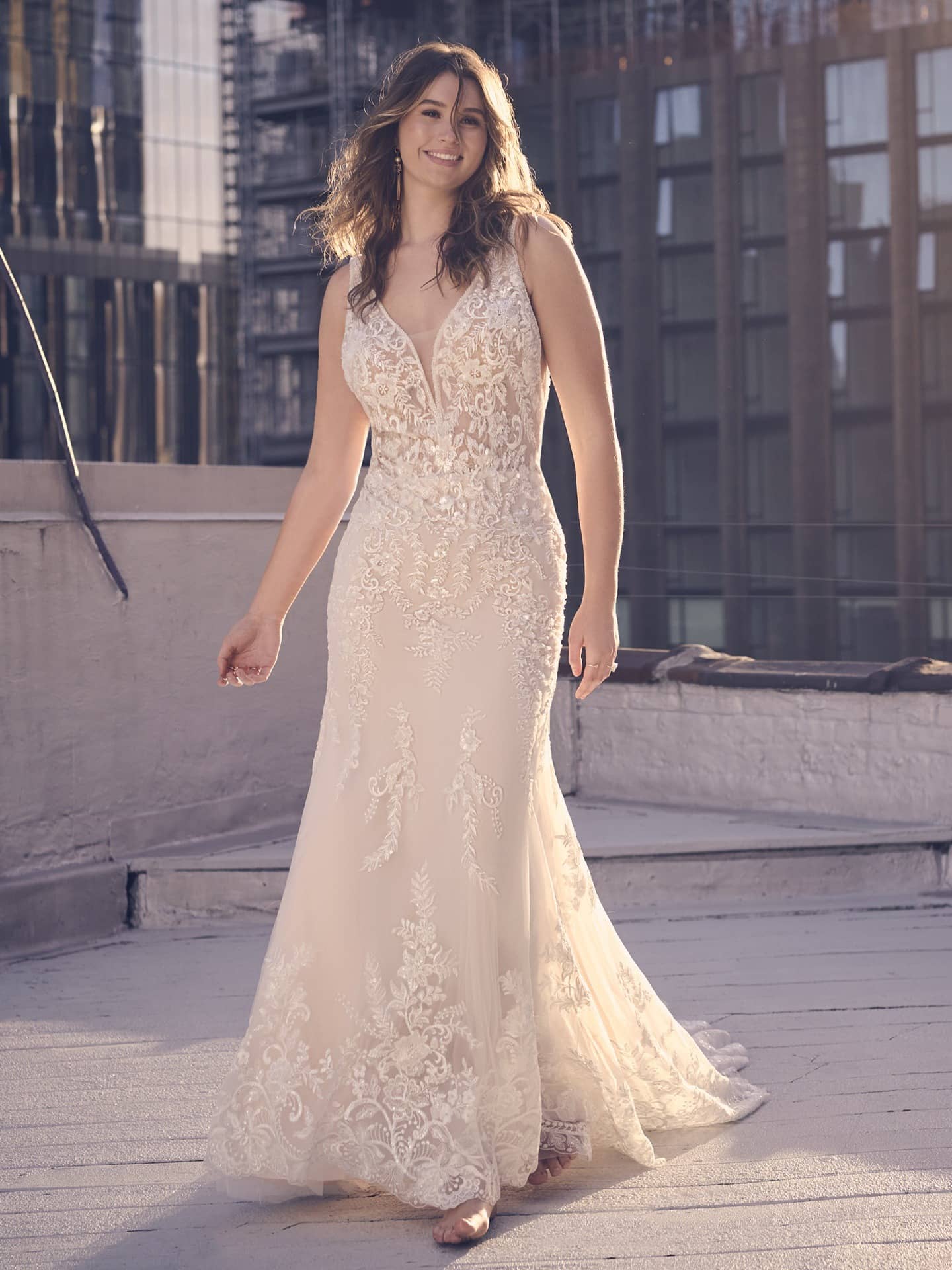 Maggie Sottero Estella Sheath Top rated wedding dress store San Diego