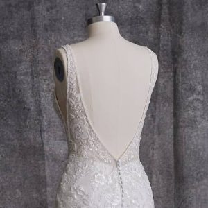 Maggie Sottero Estella Sheath Wedding Dress BackBodice