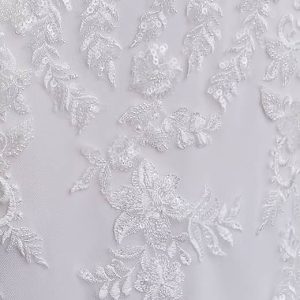 Maggie Sottero Estella Sheath Wedding Dress Fabric