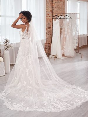Maggie Sottero Fit and Flare Wedding Dress Greenley Plus size wedding dresses San Diego