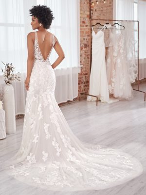 Maggie Sottero Fit and Flare Wedding Dress Greenley San Diego bridal store