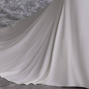 Maggie Sottero Johanna Lane Sheath Wedding Dress Fabric