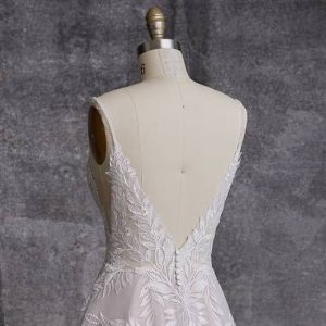 Maggie Sottero Keisha A Line Wedding Dress BackBodice