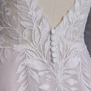 Maggie Sottero Keisha A Line Wedding Dress Closure