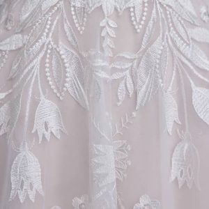 Maggie Sottero Keisha A Line Wedding Dress Fabric
