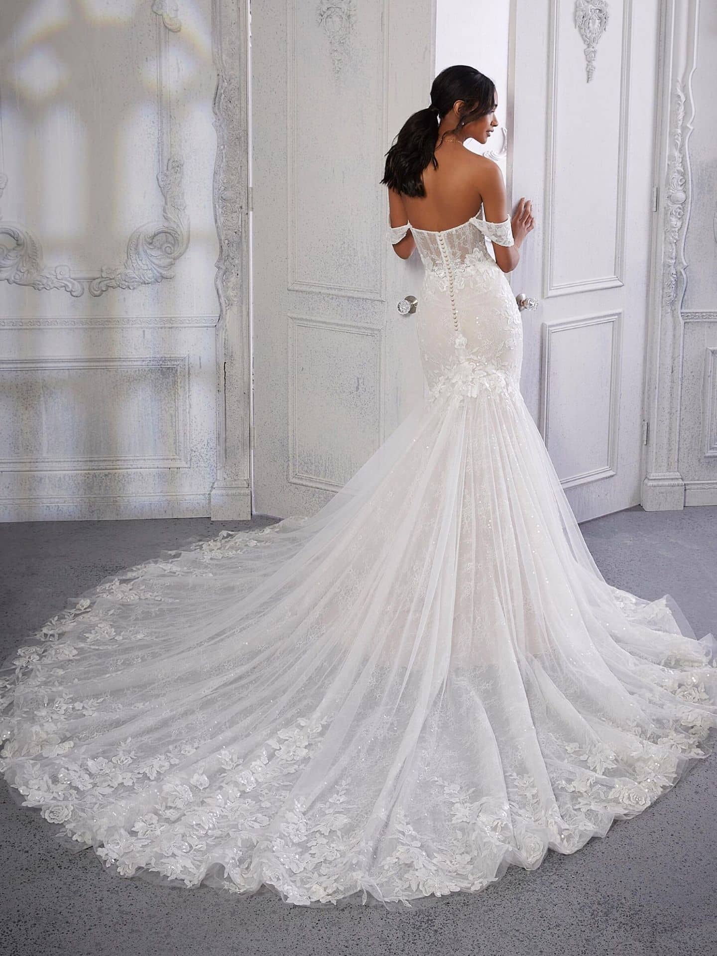 Morilee Circe mermaid Bespoke wedding dresses worldwide