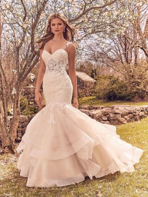 Morilee Marciela mermaid Classic wedding dresses with long trains