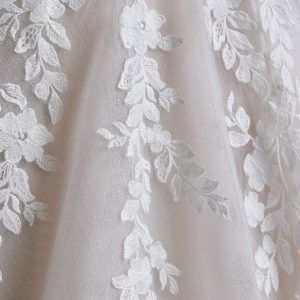 Rebecca Ingram Alexandria A Line Wedding Dress Fabric