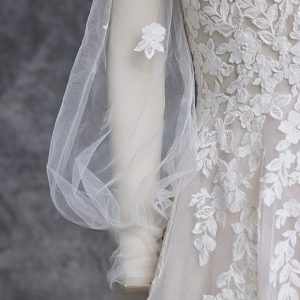 Rebecca Ingram Alexandria A Line Wedding Dress Sleeve 1