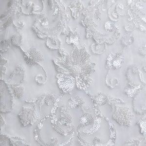 Rebecca Ingram Beatrice Fit and Flare Wedding Dress Fabric