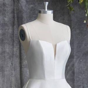 Rebecca Ingram Jamie A Line Wedding Dress Neckline