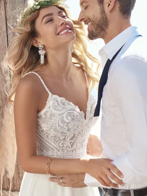 Rebecca Ingram Lorraine Beach wedding gowns for destination weddings