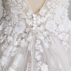 Rebecca Ingram Winona A Line Wedding Dress Closure
