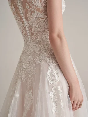 Rebecca Ingram emily A line Bridal gown San Diego showroom