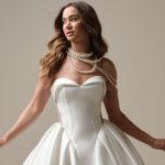 wedding dress waistline