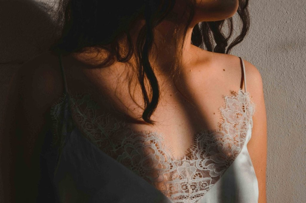 wedding dress fitting