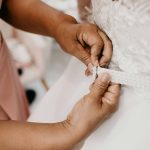 wedding dress fitting