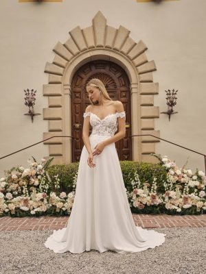 Casablanca Augustine Jumpsuit Plus size wedding dresses San Diego