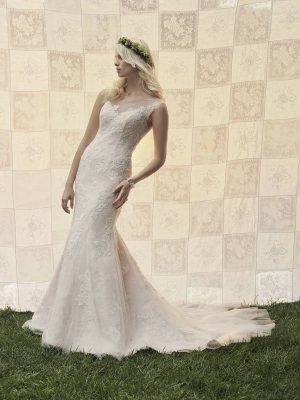 Casablanca Stargazer Fit n Flare Wedding Dress