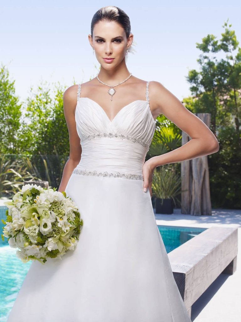 Casablanca Style 1949 A line Wedding Dress Shop Near Me