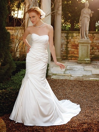 Casablanca Style 2037 Sheath Wedding Dress