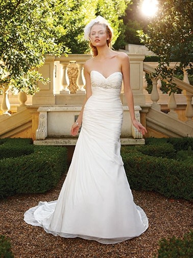 Casablanca Style 2049 Trumpet Wedding Dress