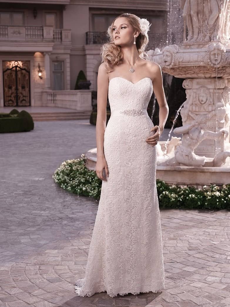 Casablanca Style 2131 Sheath Bespoke wedding dresses worldwide 1