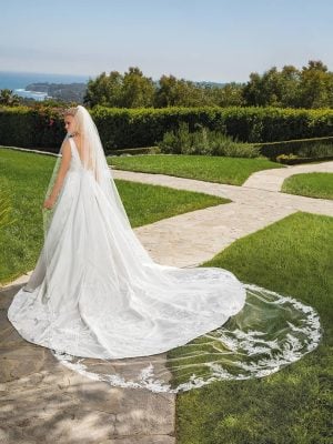 Casablanca Vivian Ballgown Wedding gown alterations San Diego