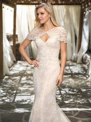 Casablanca Audree Fit and Flare Top rated wedding dress store San Diego