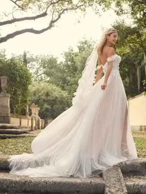 Maggie Sottero Mirra A line Custom wedding dresses near me