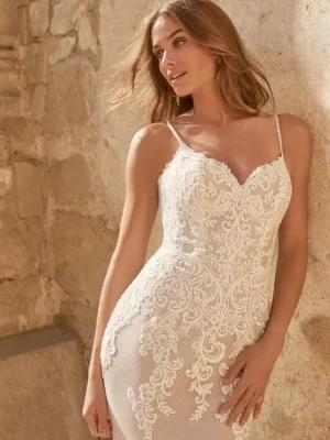 Maggie Sottero Sebastiane Ethereal wedding dresses for outdoor weddings 1