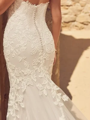 maggie sottero ivy mermaid Unique wedding dress