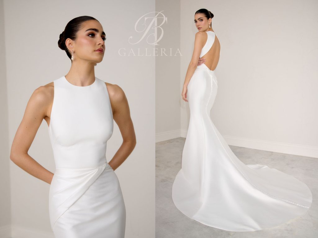 when to get your wedding dress fitted Anne Klein Twist Neck Midi Dress main image 0