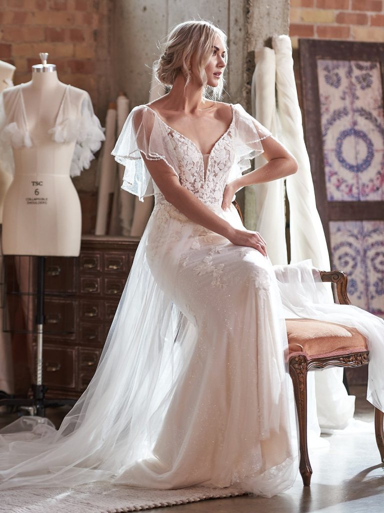 Fantasia A Line Wedding Dress by Rebecca Ingram 06